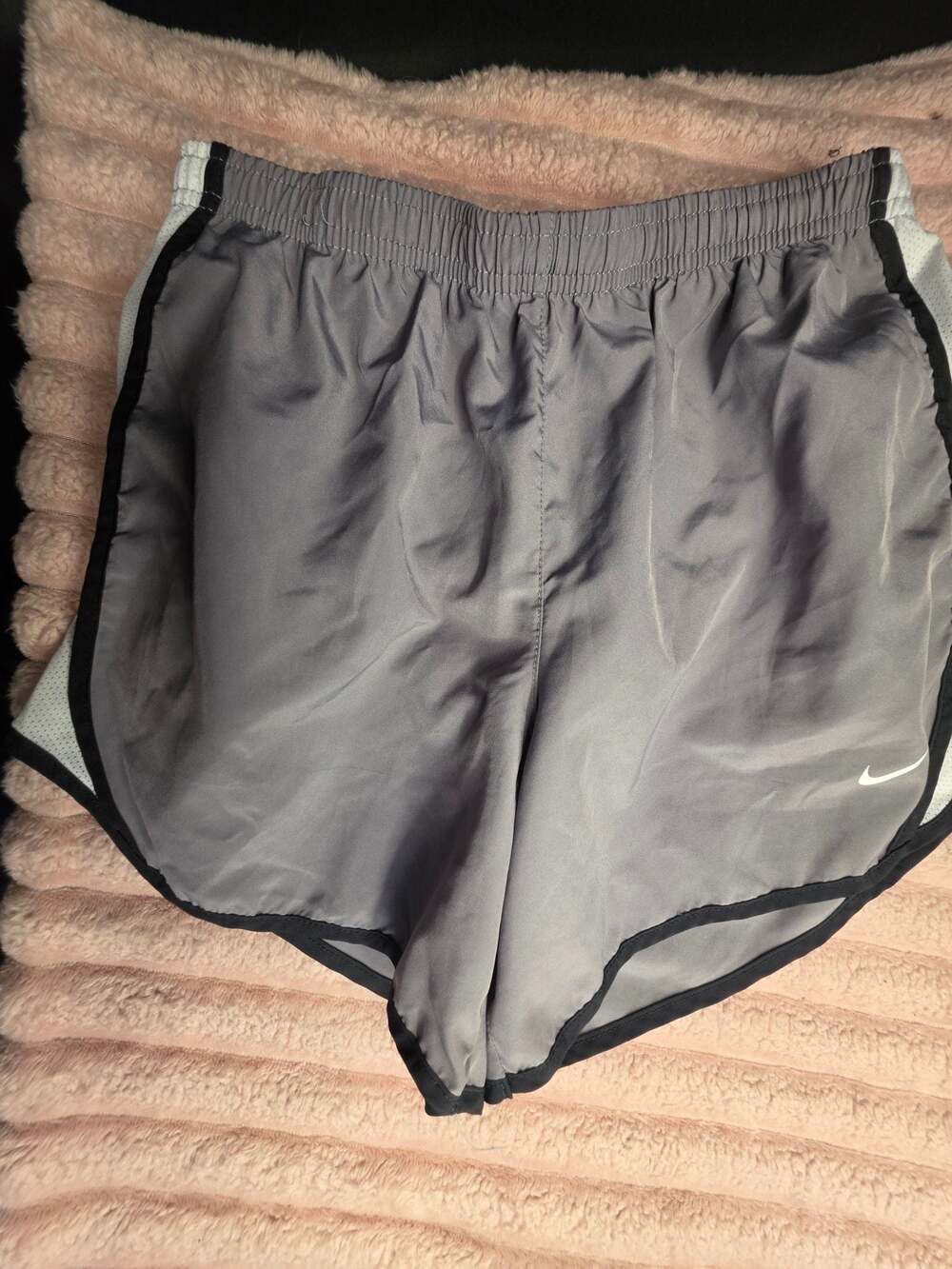 Nike Dri-FIT Tempo Running Shorts Grey/Black Size XL